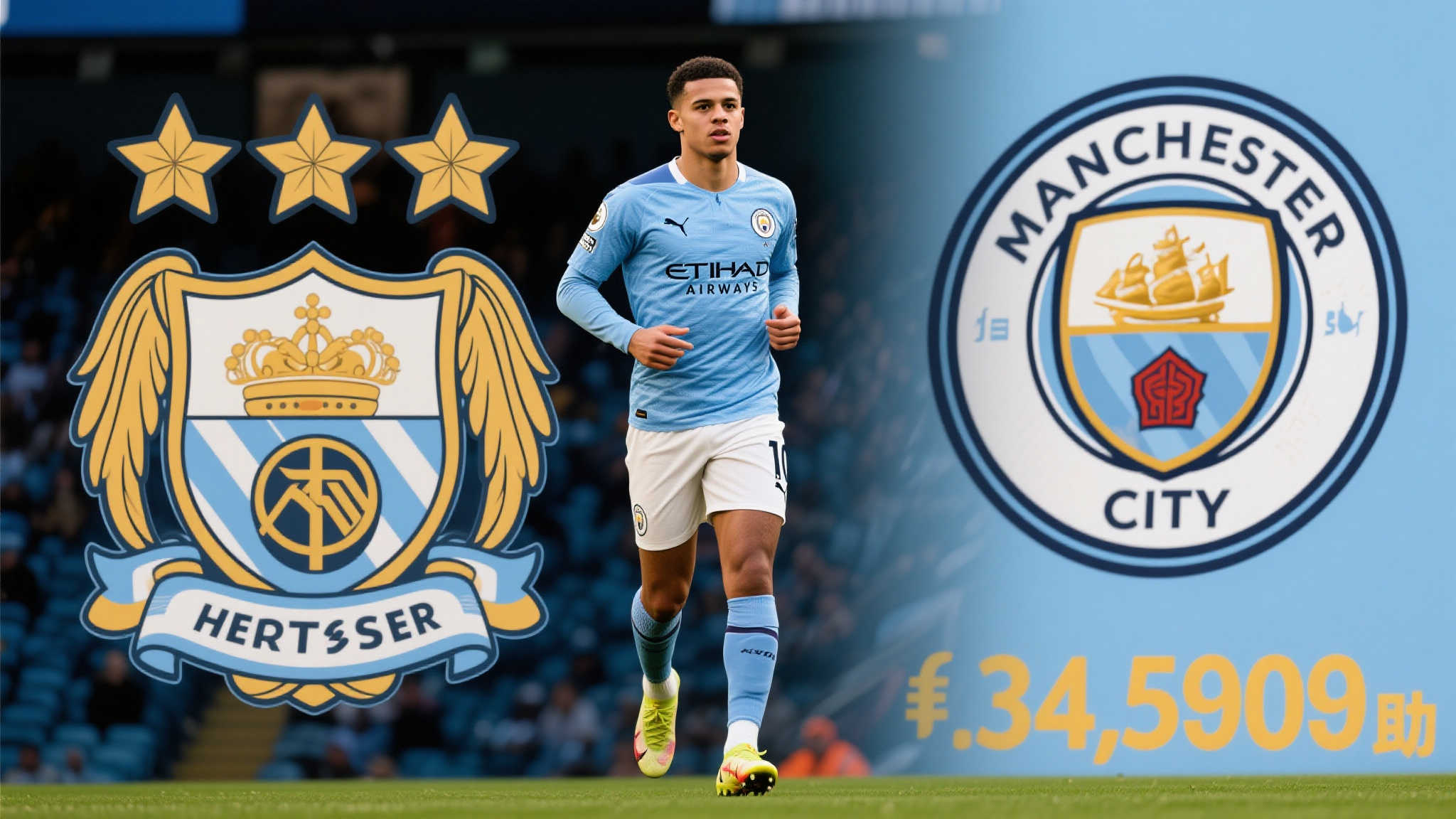 3亿欧元天价!22岁新星引曼城退缩,三大豪门激烈争夺 3亿欧元天价!22岁新星引曼城退缩,三大豪门激烈争夺